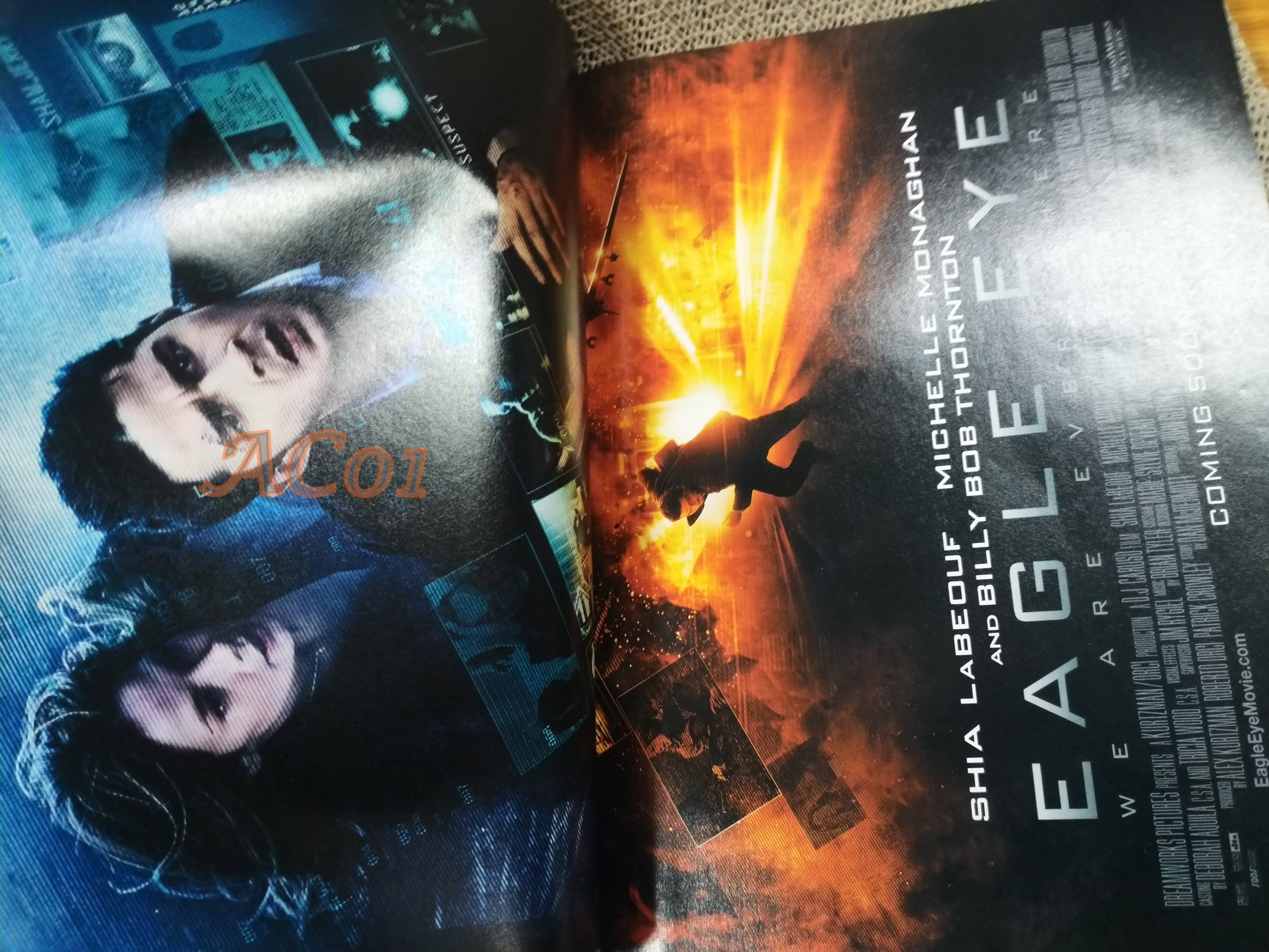 นิตยสารเอนเตอร์เทน Entertain ฉบับที่1003 ปี2551 ปก BODY OF LIES โปสเตอร์เรื่อง EAGLE EYE