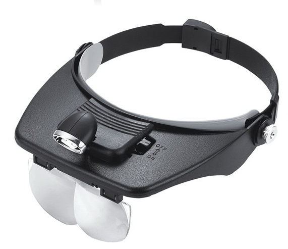 แว่นขยายแบบสวมหัว รุ่น A ( Light Head Magnifying Glass)