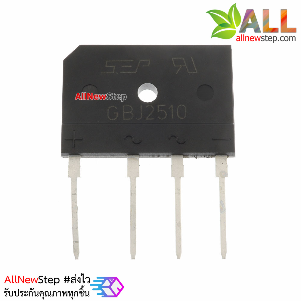 บริจไดโอด 1000V 25A GBJ2510 25A1000V Induction Bridge Rectifier