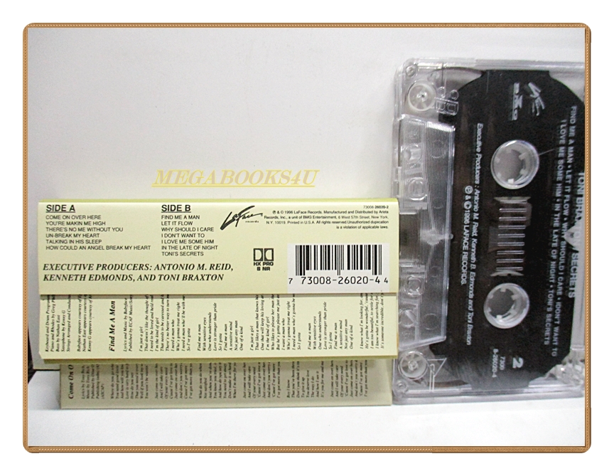 ขายเทปเพลงเก่า TONI BRAXTON - SECRETS