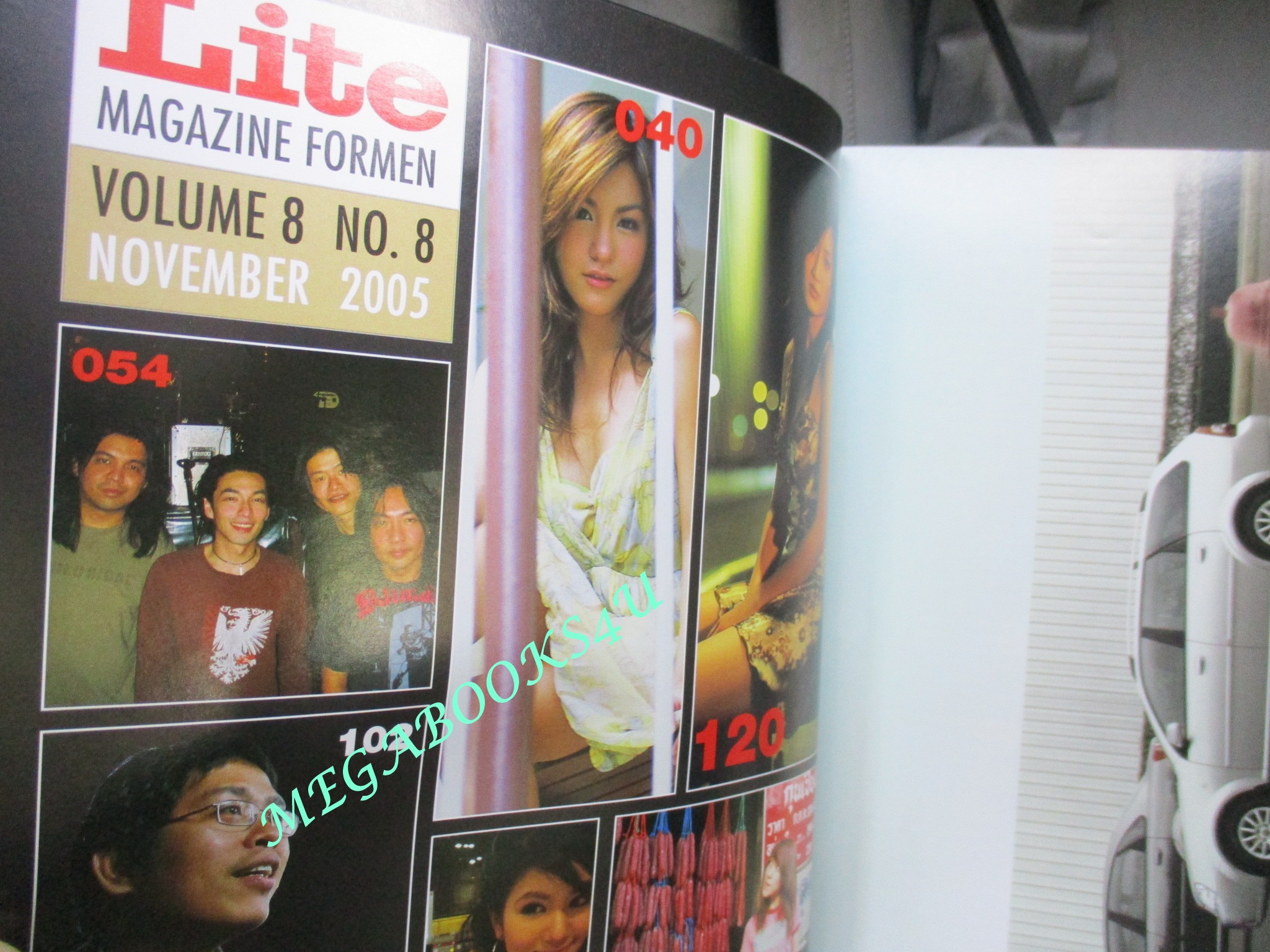 นิตยสารLITE VOL.08 NO.08 NOV.2005 ปก นาเดีย สัมภาษณ์ วงBlackhead