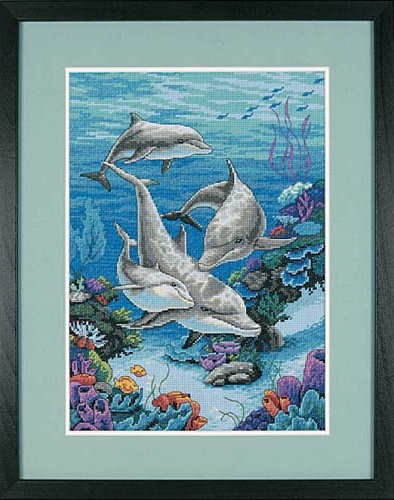 Dimensions ชุดปัก The Dolphins' Domain