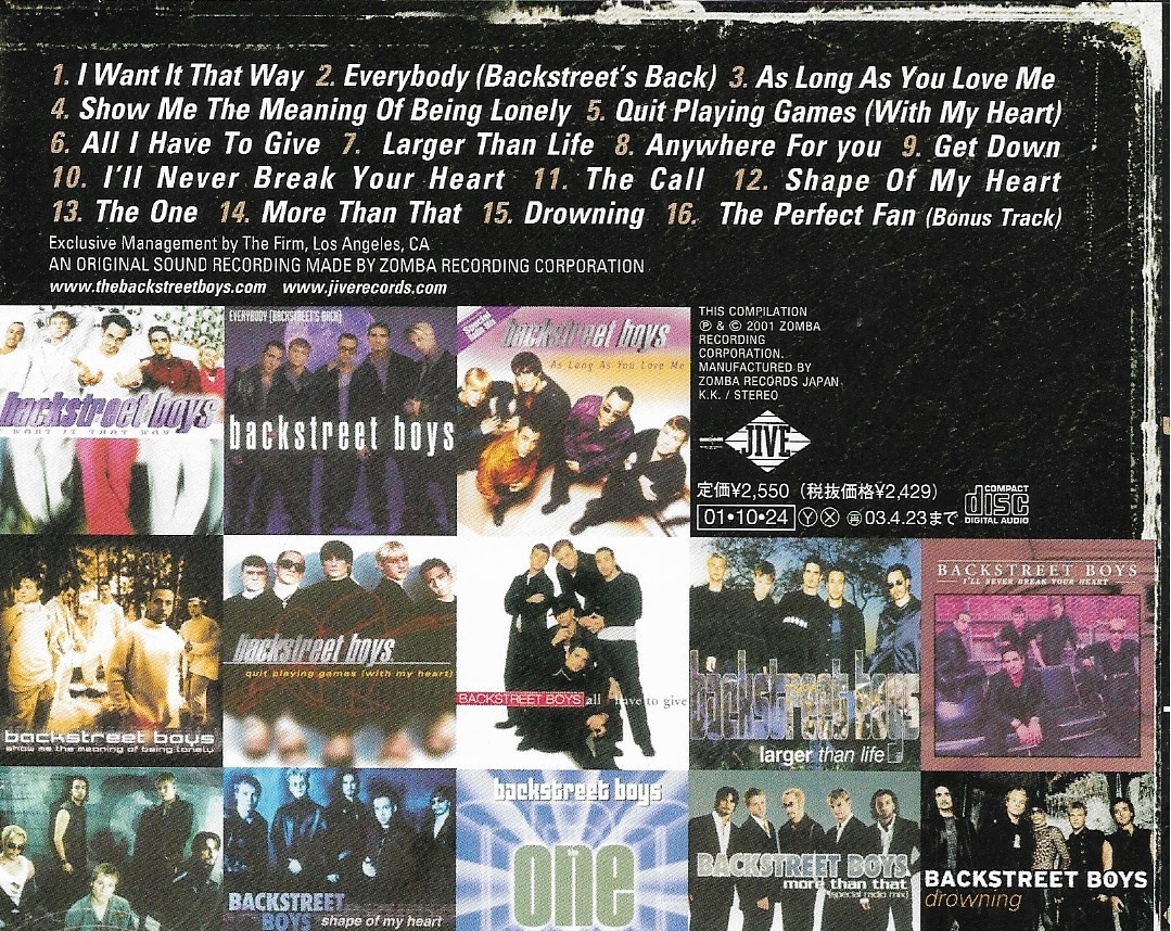 Used CD,Backstreet Boys - Greatest Hits Hits Chapter One (A+)(2004)(Japan)
