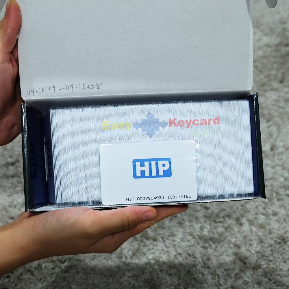 บัตรคีย์การ์ด Proximity 125Khz. (เเบบบาง) ยี่ห้อ HIP