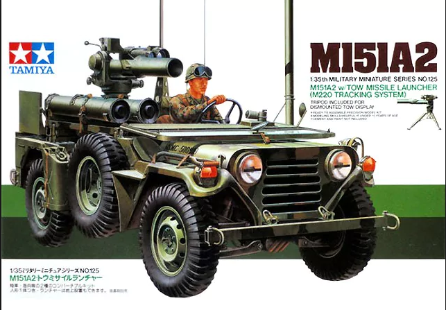 1/35 U.S. M151A2 w/ TOW Missile Launcher (M220 Tracking System)