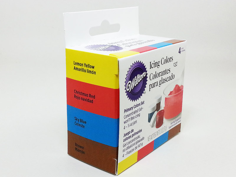 อุปกรณ์เบเกอรี่ สีไอซิ่ง 4 Icing colors from Wilton