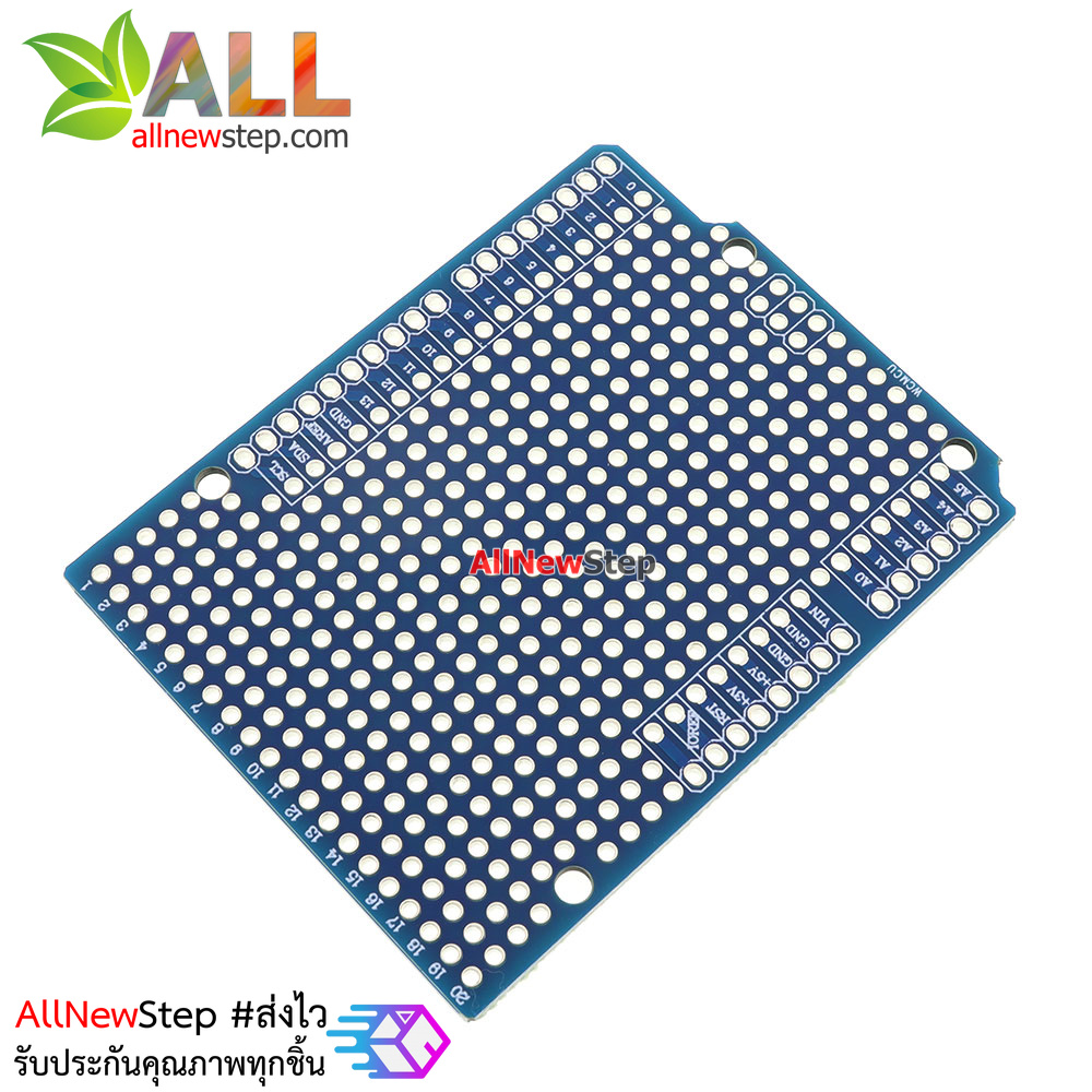 แผ่นปริ้น Uno R3 PCB ProtoShield extension board uno shield พร้อมขา Pin Header for Arduino