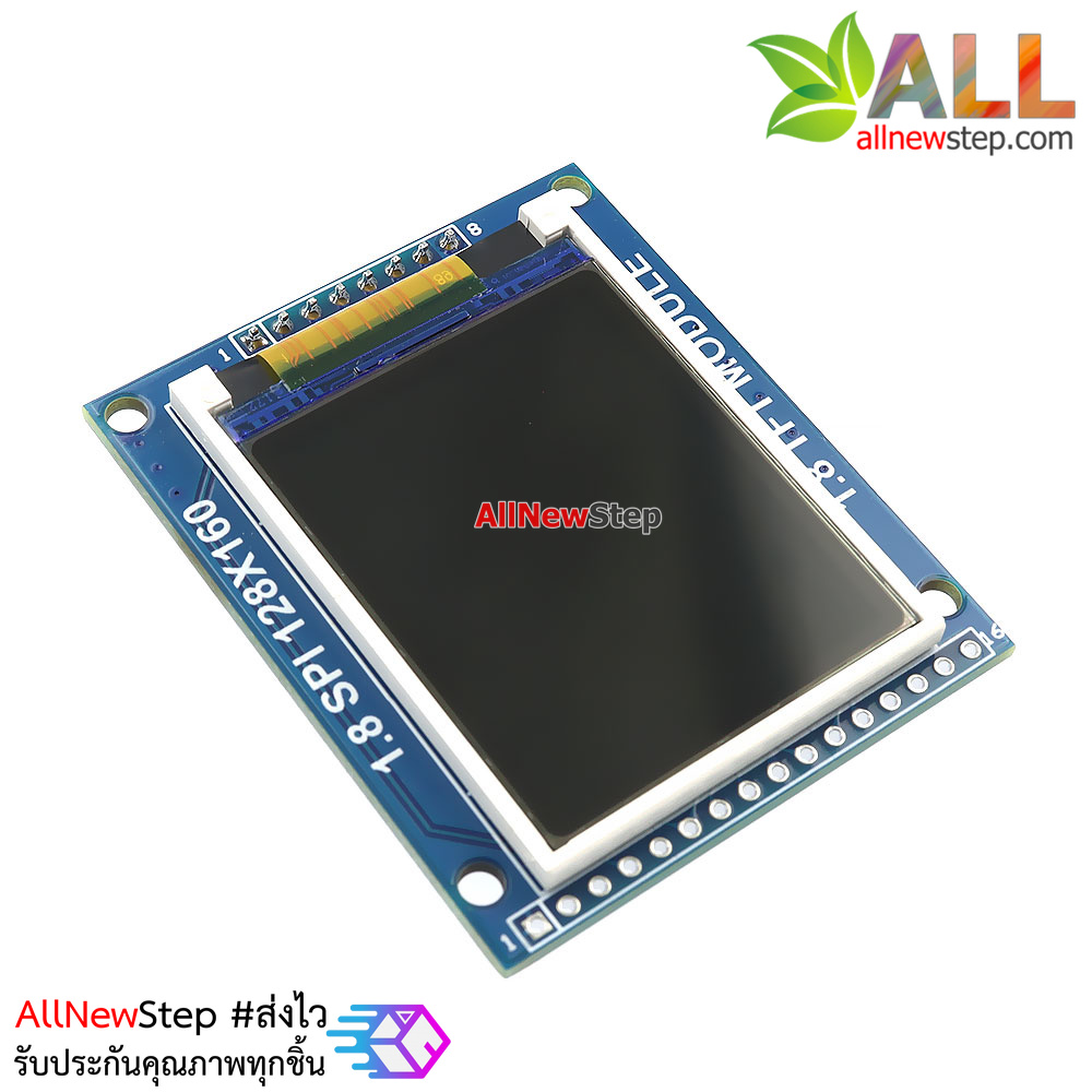 จอ TFT LCD ขนาด 1.8 นิ้ว 128x160 พร้อมช่องเสียบ SD Card Driver ST7735