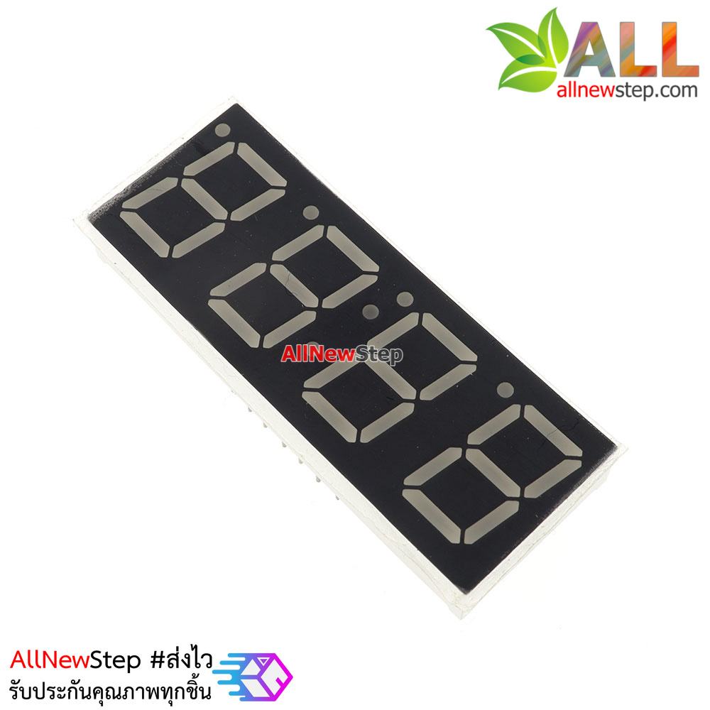 7 Segment 0.56 นิ้ว 4 digit Clock Red ไฟ 7 segment 0.56 4 หลักพร้อมจุดนาฬิกา สีแดงแบบไฟลบร่วม 5463A