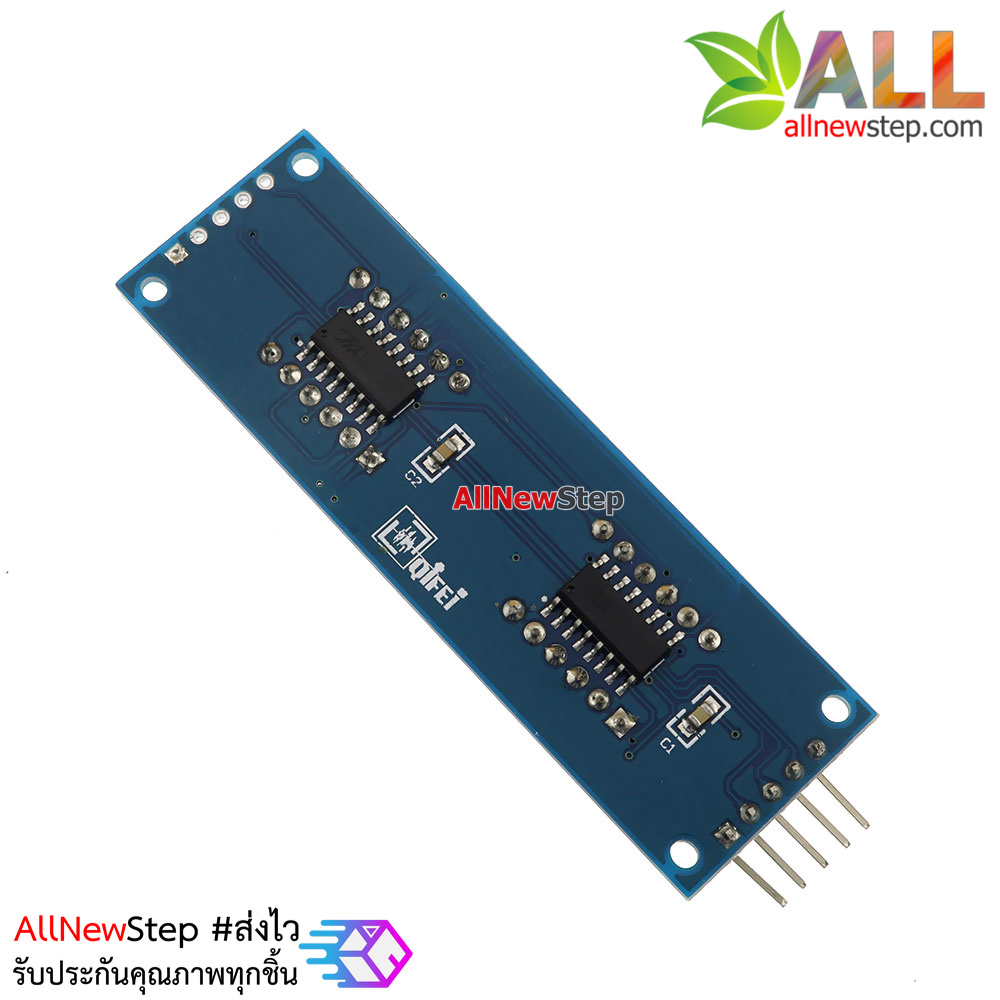 Eight digital tube module LED display Eight serial 74HC595 drivers พร้อมสายไฟ