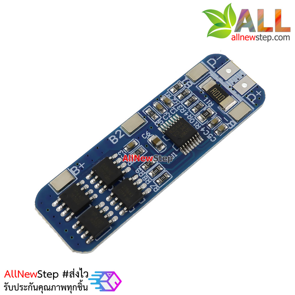 โมดูลป้องกัน แบตเตอรี่ลิเธียม ขนาด 3 เซลล์ 11.1V 12.6V กระแสสูงสุด 10A