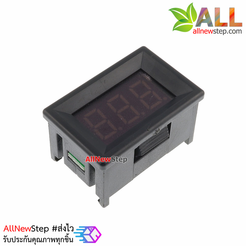 DC volt meter 0.36 นิ้ว 0-100V โวลต์มิเตอร์ 0-100V ขนาด 0.36 นิ้ว สีขาว
