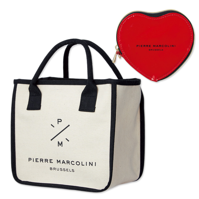 🟢พร้อมส่ง Pierre Marcolini Square Tote Bag & Heart-shaped Pouch กระเป๋าทรงสี่เหลี่ยม และ กระเป๋ารูปหัวใจ