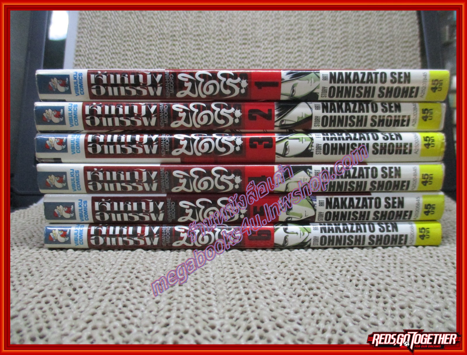 การ์ตูนบ้าน เจ้าหญิงอาถรรพ์มิโดโระ ครบชุด 6 เล่มจบ สนพ.วิบูลย์กิจ