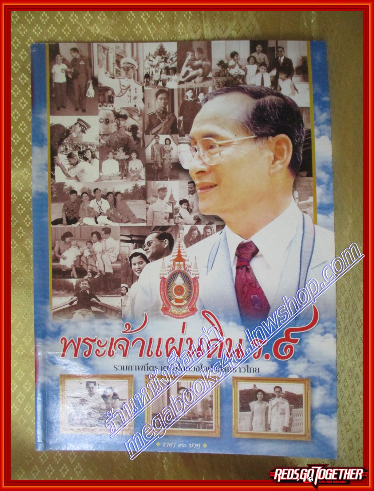 หนังสือ พระเจ้าแผ่นดิน ร.9 รวมภาพที่ตราตรึงในดวงใจปวงชนชาวไทย