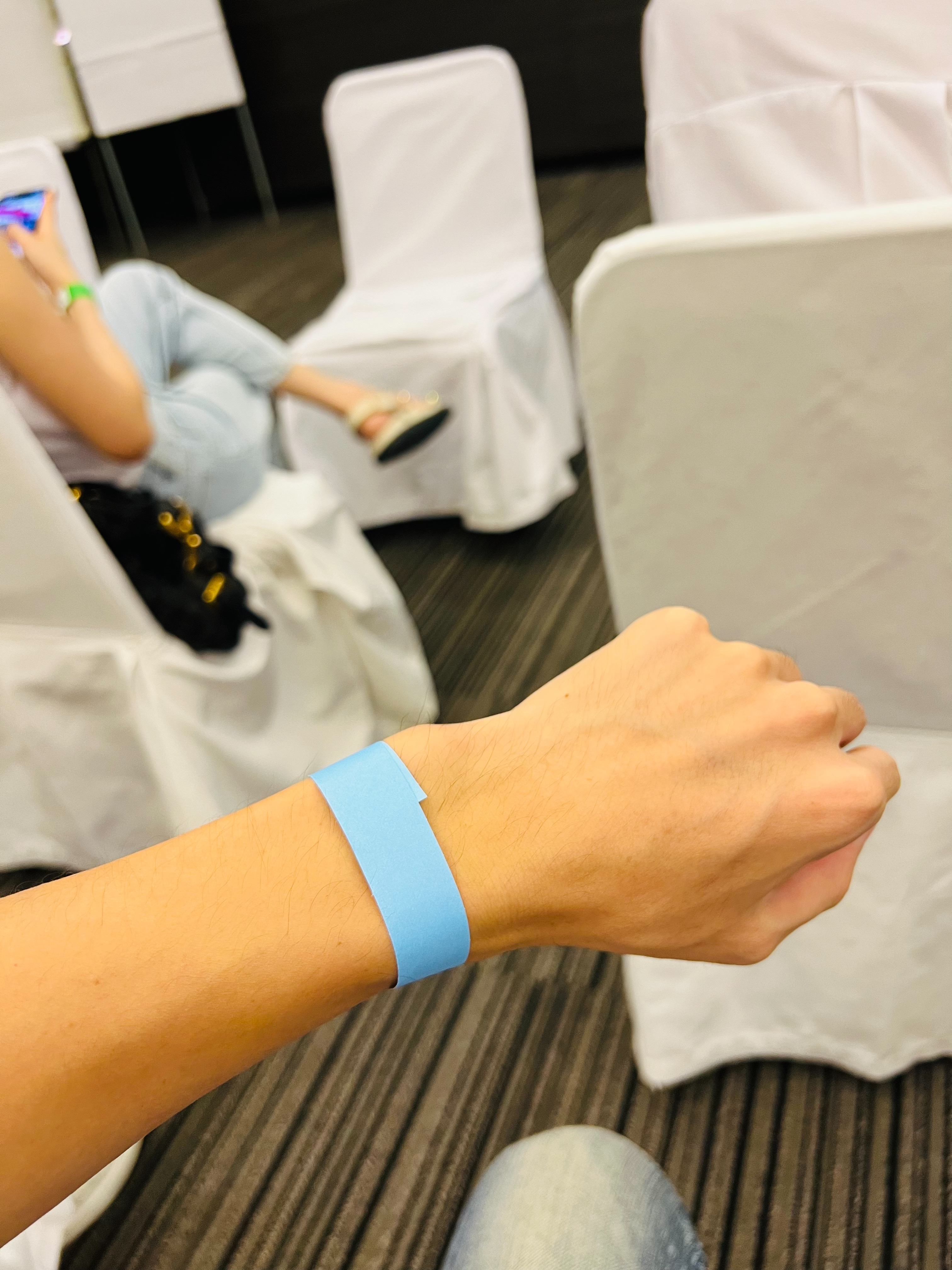 สายรัดข้อมือกระดาษกันน้ำ (สั่งผลิต)