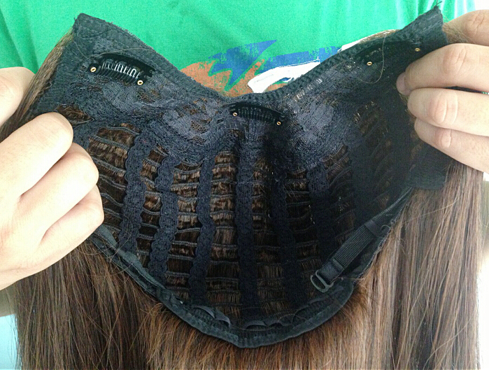Half 18 วิกครึ่งหัวลอน U เเบบซ่อนรอยต่อ ( ทรงผมเเละเส้นผมเหมือนจริงเกือบ 100% )