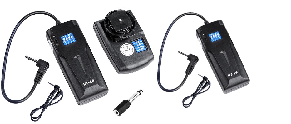GODOX RADIO RT-16 STUDIO FLASH TRIGGER (set 2 Receiver)