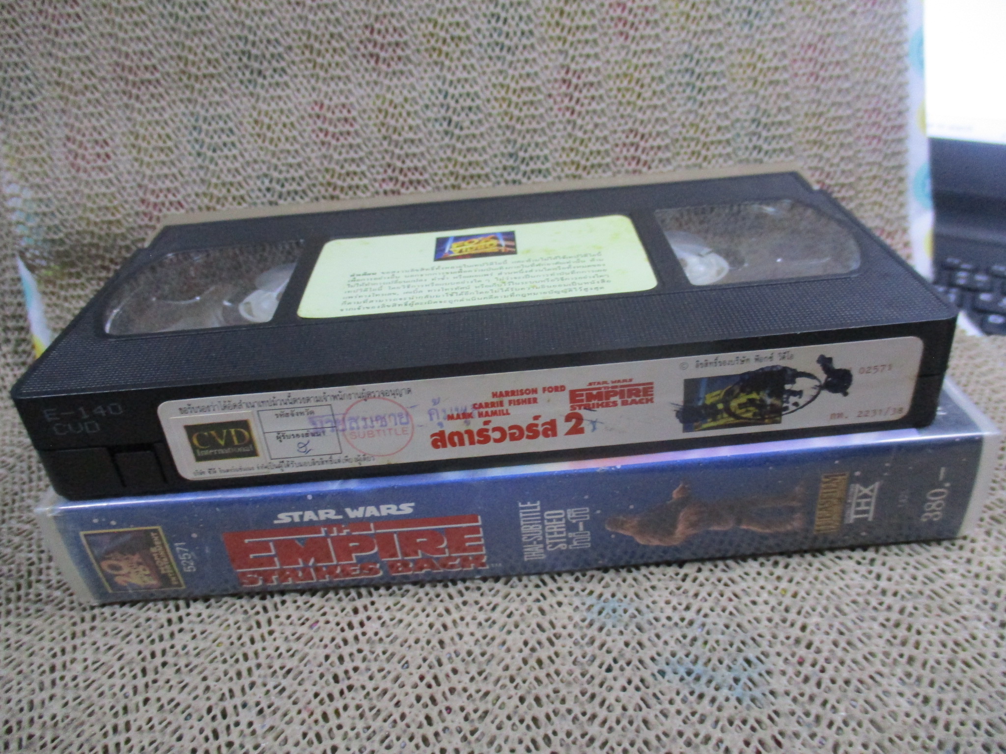 วีดีโอเทป Video Tape สตาร์วอร์ส 2 The Empire Strikes Back บรรยายไทย ค่ายCVD