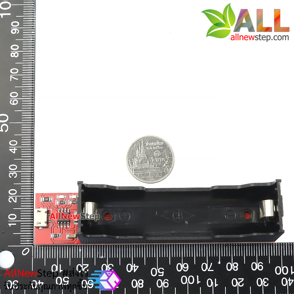 โมดูลขาร์จแบตเตอร์รี่ 18650 CHARGER 4.2V Lithium battery charger TEC4056 TP4056 Charger Module 0.8A