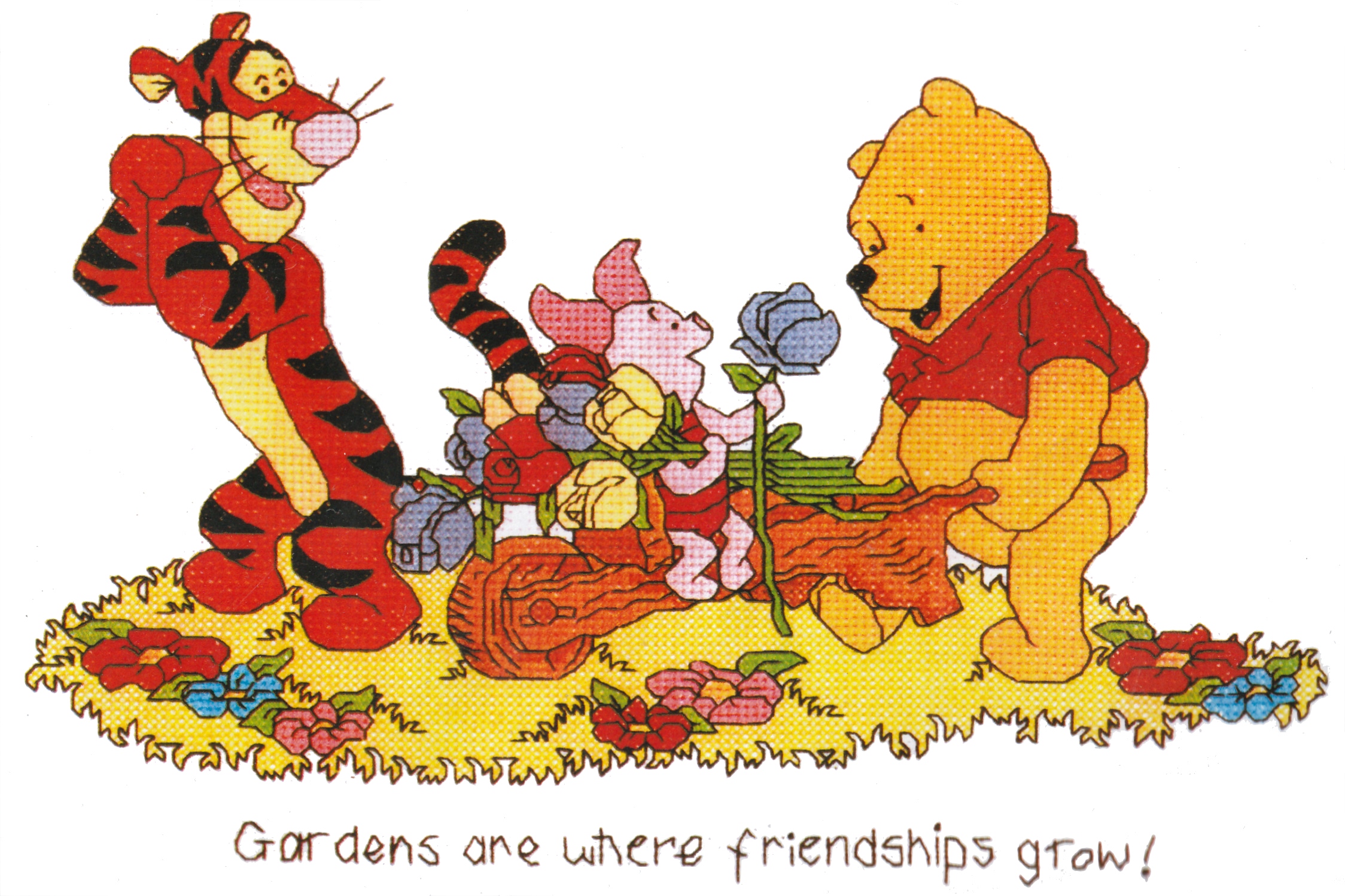 Designer Stitches Gardens Are Where Friendships Grow