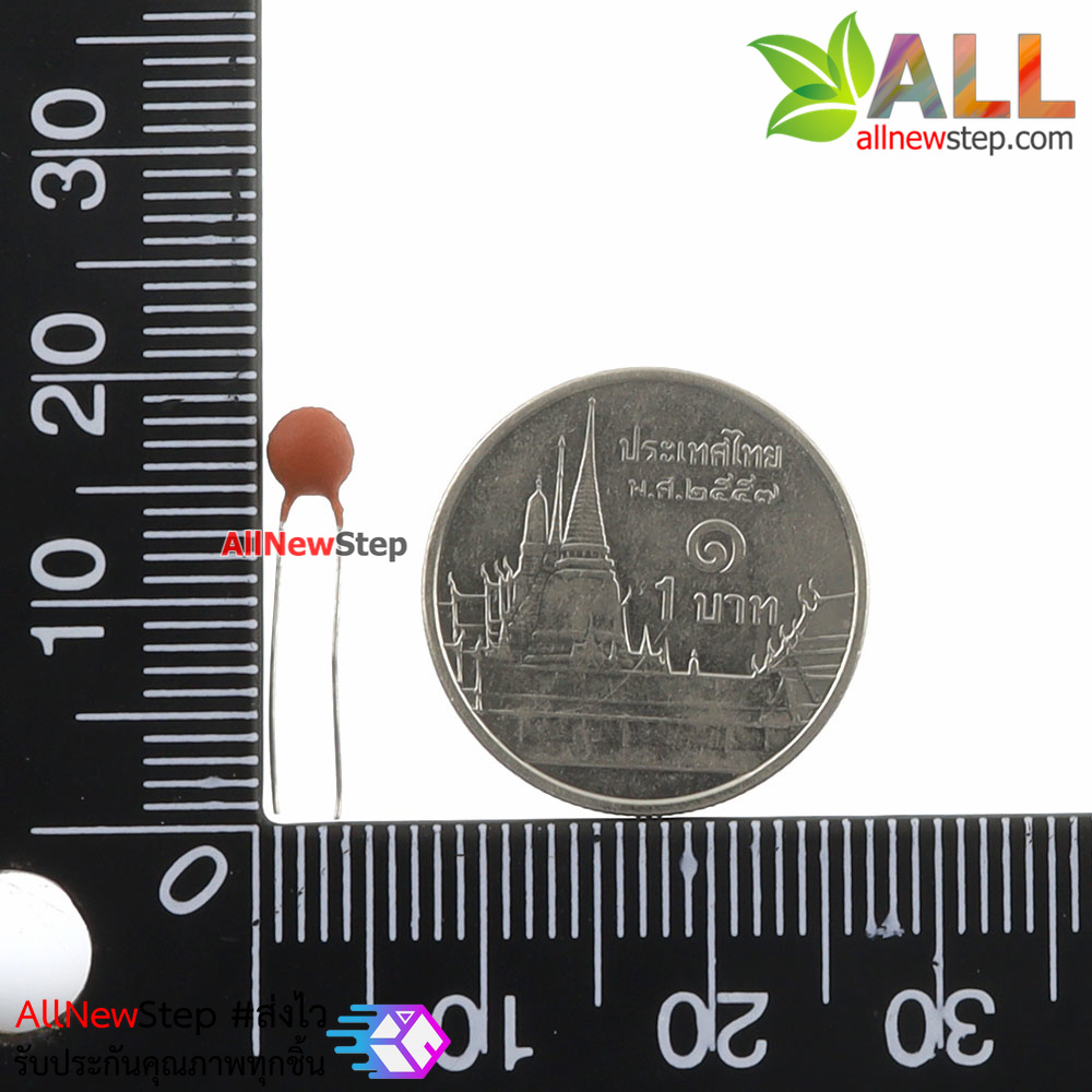 ตัวเก็บประจุแบบเซรามิกค่า 6pf-0.1uf รวม 22 ค่า อย่างละ 10 ชิ้น Ceramic capacitor package 6pf-0.1uf total of 23 kinds