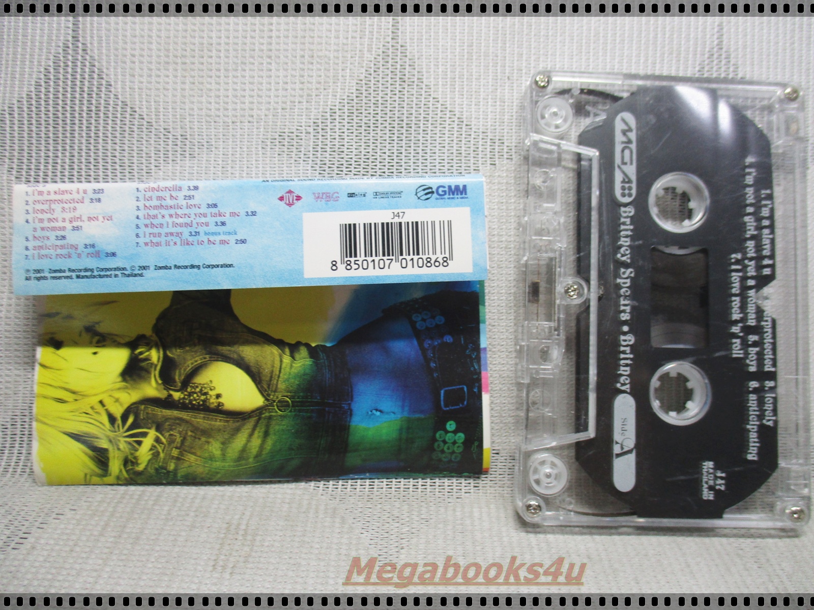 ขายเทปเพลงเก่า BRITNEY SPEARS;BRITNEY