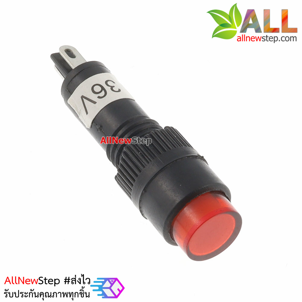 NXD-215 ไฟ LED signal สำหรับติดแผงควบคุม สีแดง 36VDC