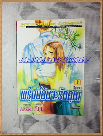 หนังสือการ์ตูนพรุ่งนี้ฉันจะรักคุณ 4เล่มจบครบชุด โดยAKEMI FUJII ปก30บาท บงกช สภาพดี