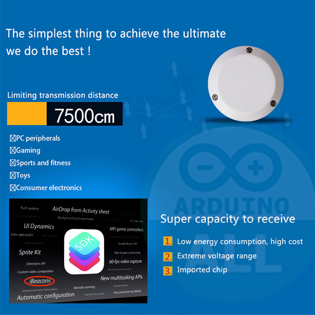 iBeacon NRF51822 Bluetooth 4.0 Beacon BLE โมดูล iBeacon NRF51822