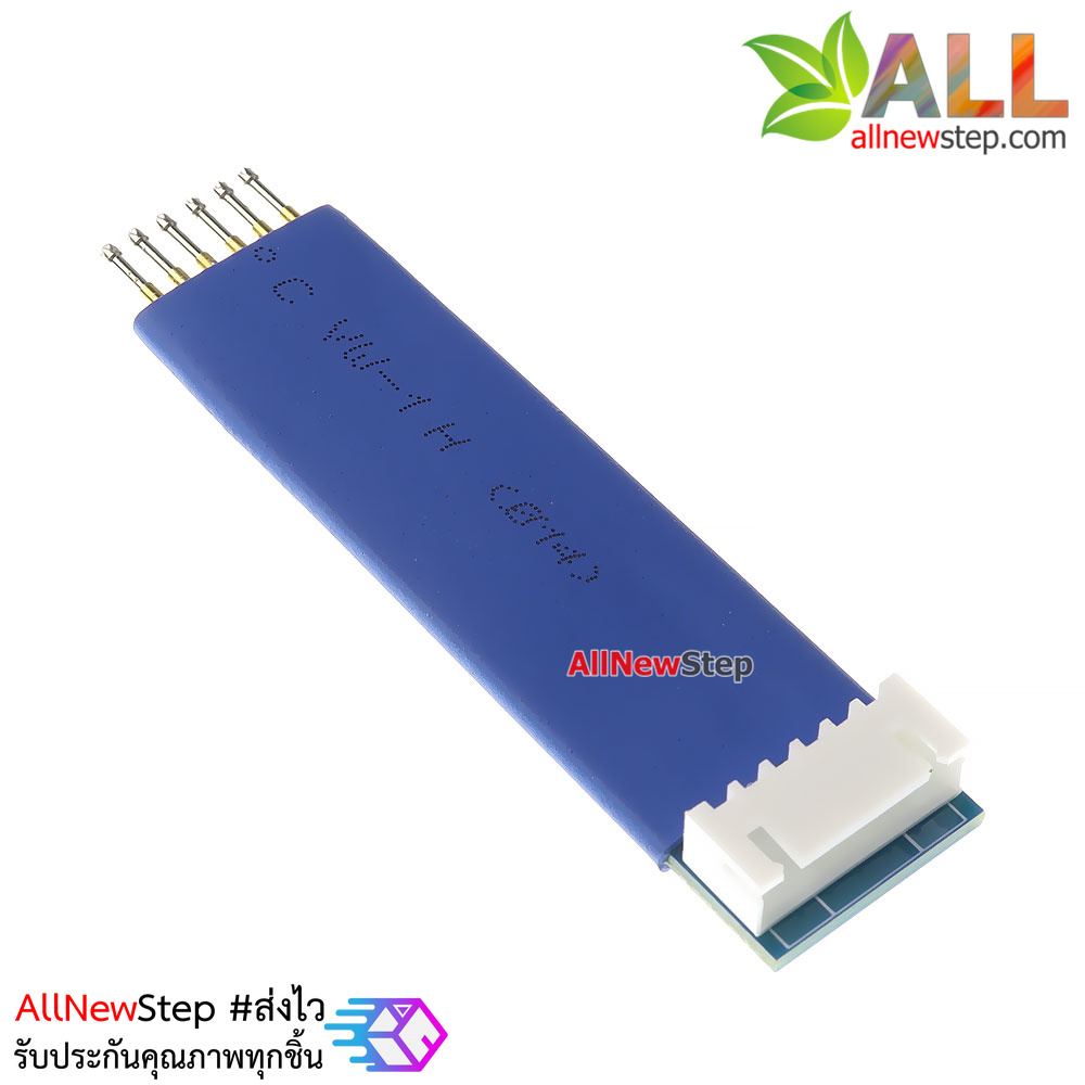 หัวต่อ TEST PIN 2.54mm 6 ขา test pin 6p spring supports Arduino ESP8266 STM32 STM8 MCU