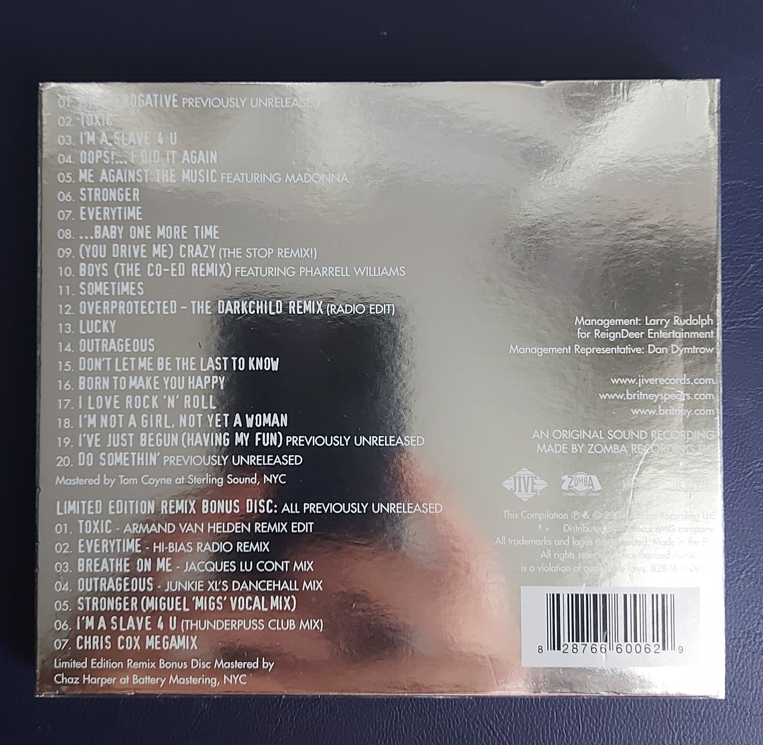 Used CD,Britney Spears - Greatest Hits My Prerogative(Limited Edition)(2CD) (A+)(2004)(EU)