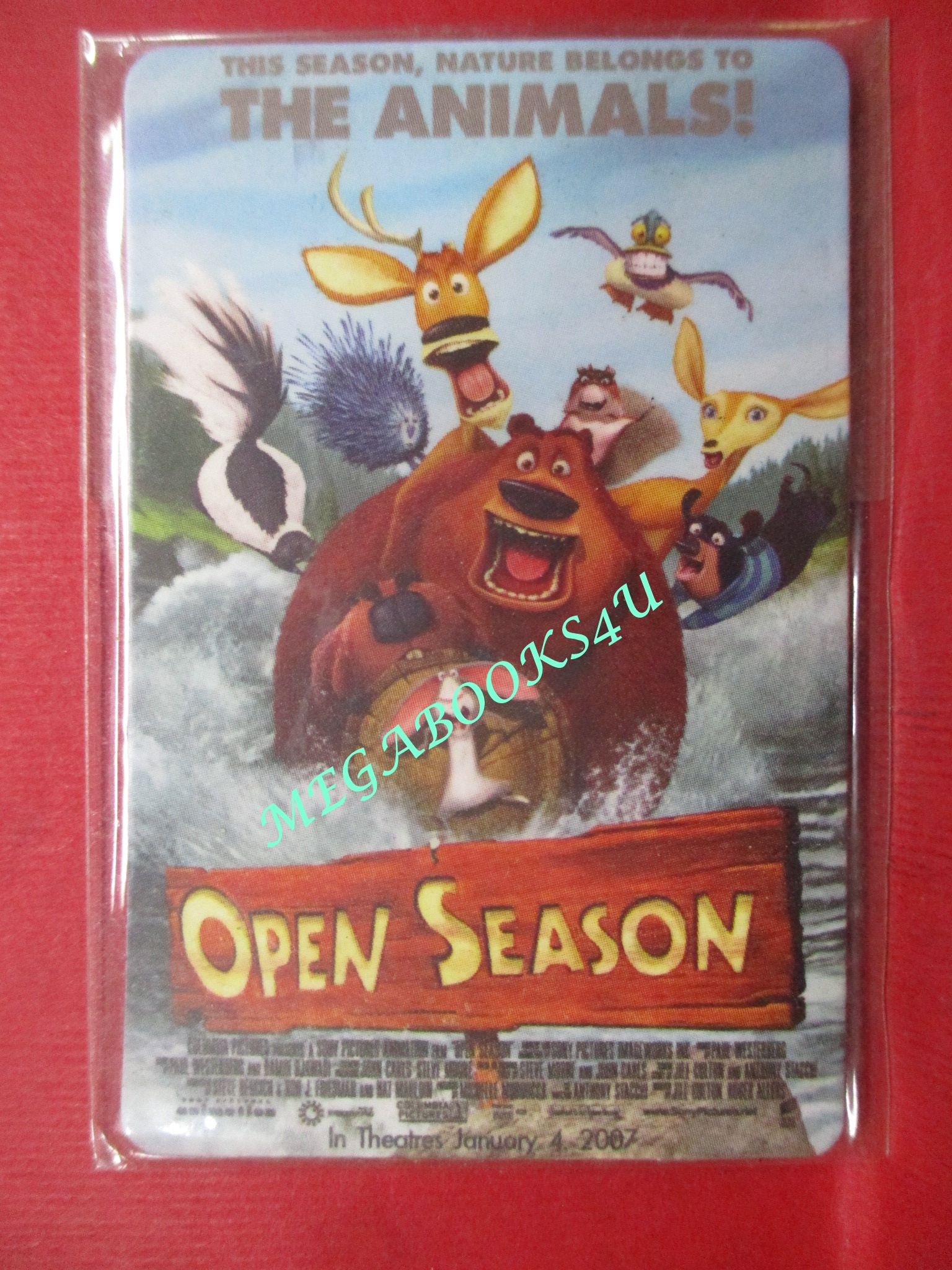 แผ่นแม่เหล็ก MAGNET ภาพยนตร์เรื่อง Open Season คู่ซ่าส์ ป่าระเบิด