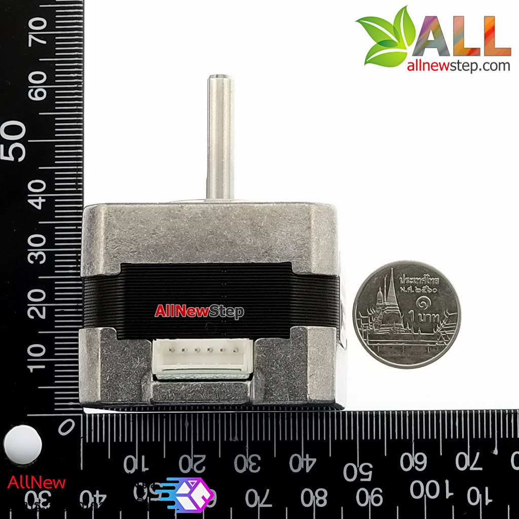 17HS1352-P4130 Stepper motor 1.3A 0.25Nm 1.8 degrees Stepper Motor สเต็ปมอเตอร์ 12V 0.25N.m 42BYGH33