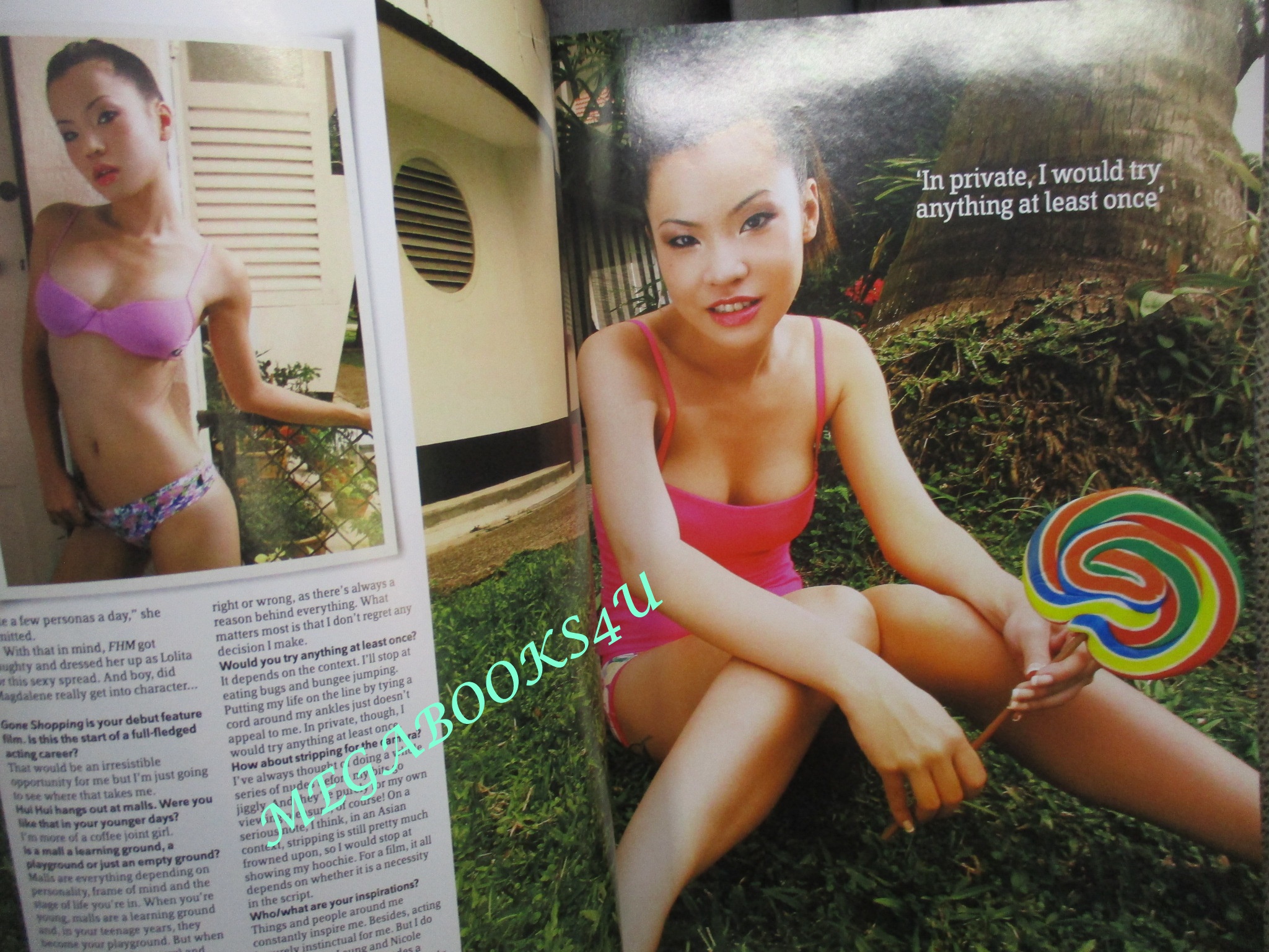 นิตยสารFHM SINGAPORE EDITION ฉบับ105 07/2007 ปก DOUBLE HAPPINESS