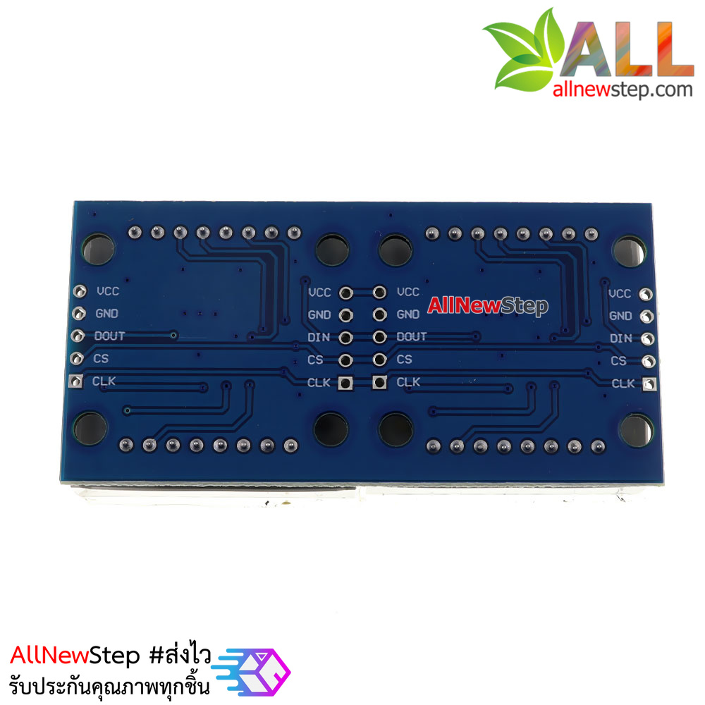โมดูล LED MAX7219 dot matrix module 2 digit จอสีแดง