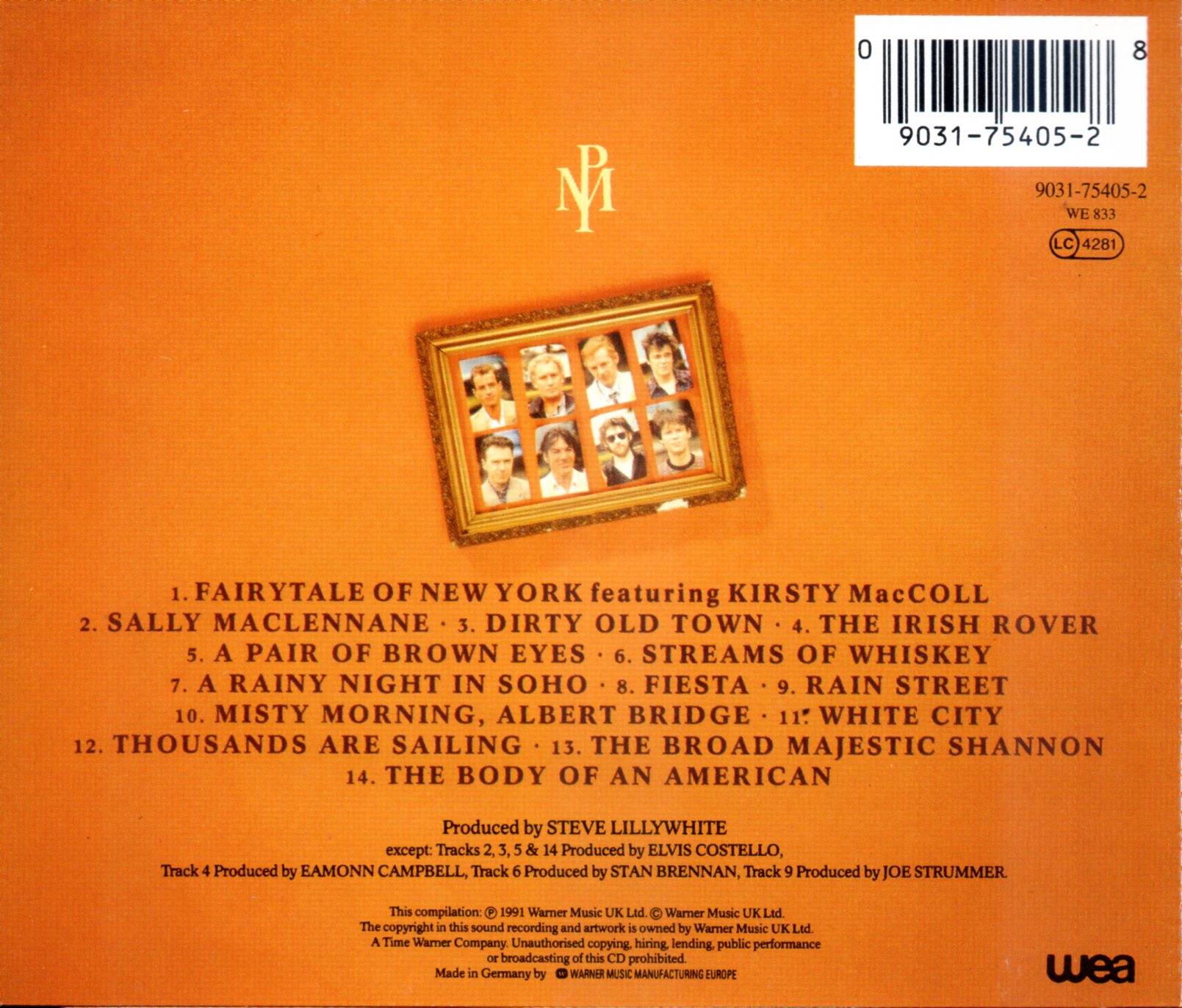 CD,The Pogues - The Very Best of (1991)(Germany)