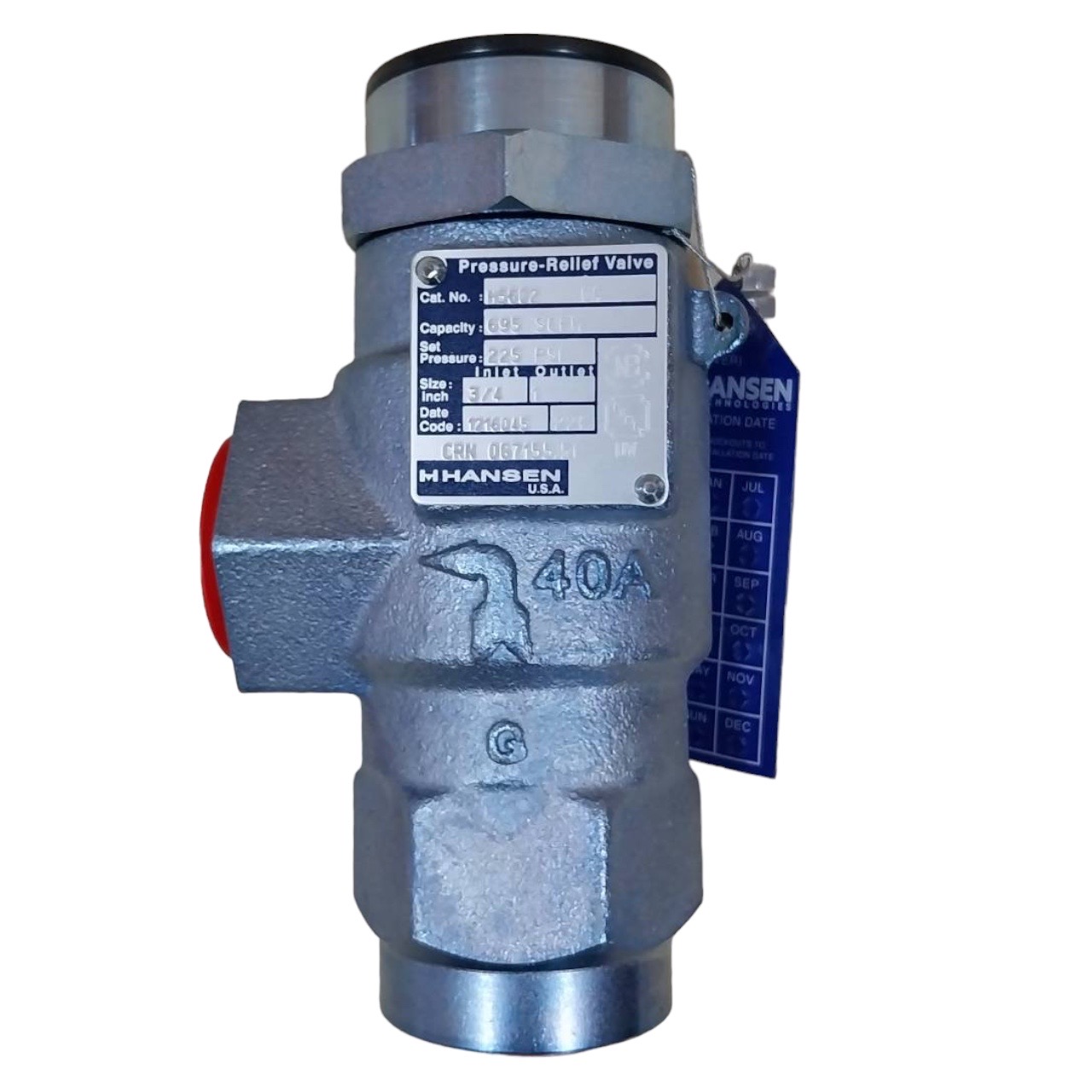 Refrigerant Pressure Relife Valve