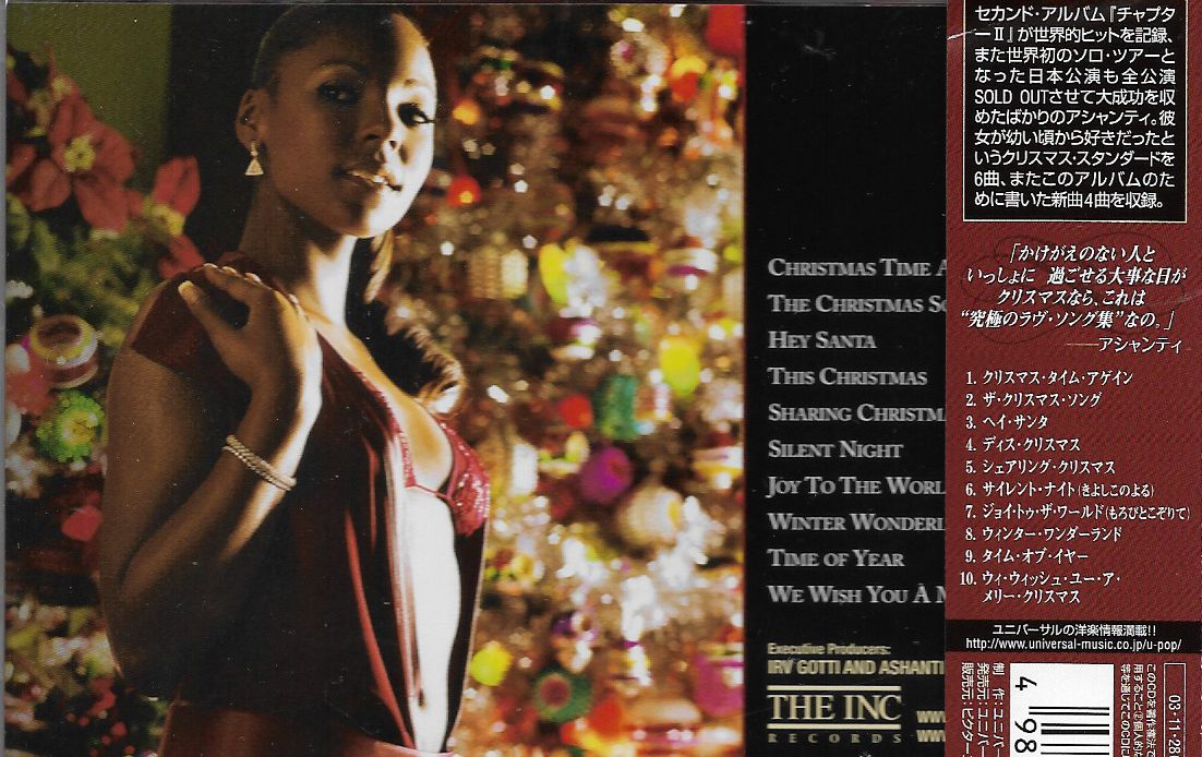 CD,Ashanti - Ashanti's Christmas (2003)(Japan)
