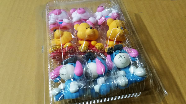 ตุ๊กตาไอซิ่งรูปหมีพูห์ พิกเลต และอียอร์ ( 9 ชิ้น )