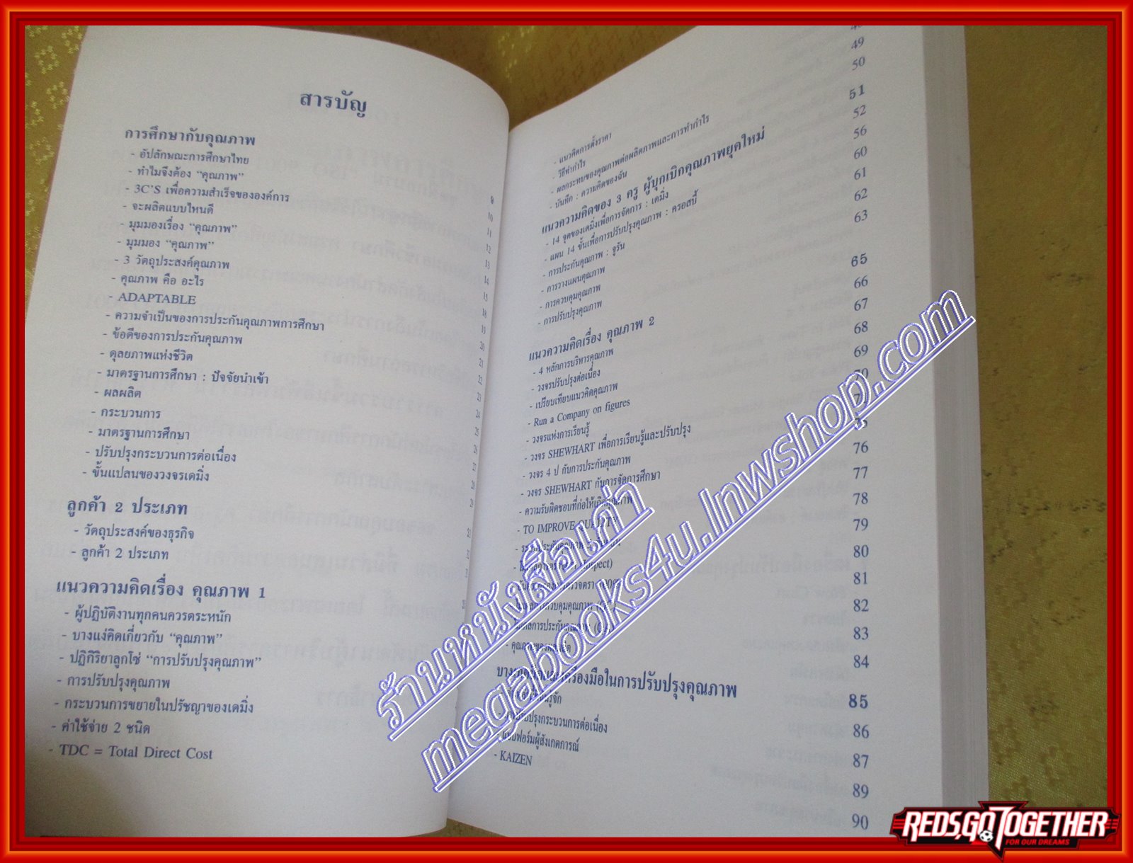 ชุดฝึกอบรม ISO 9001 ระบบบริหารคุณภาพการศึกษา วารินทร์ สินสูงสุด (มือสอง) (สภาพ85-95%)
