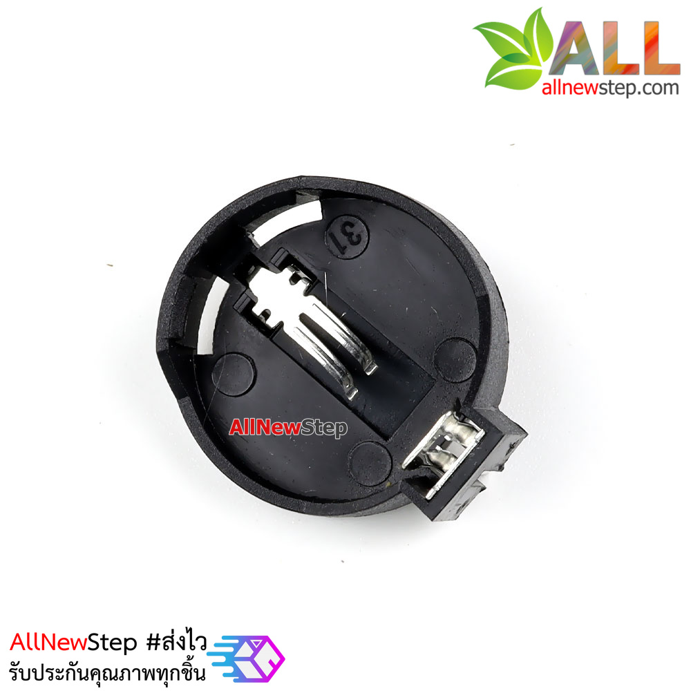 รางถ่านCR2032 CR2025 รางถ่านสำหรับถ่านกระดุม 3V BATTERY HOLDER SOCKET 20 mm for CR2032 CR2025