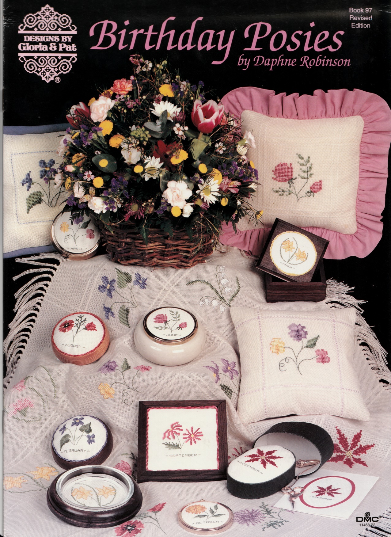 Precious Moments ผังลาย Birthday Posies (มีรอยเปื้อนที่ปก)