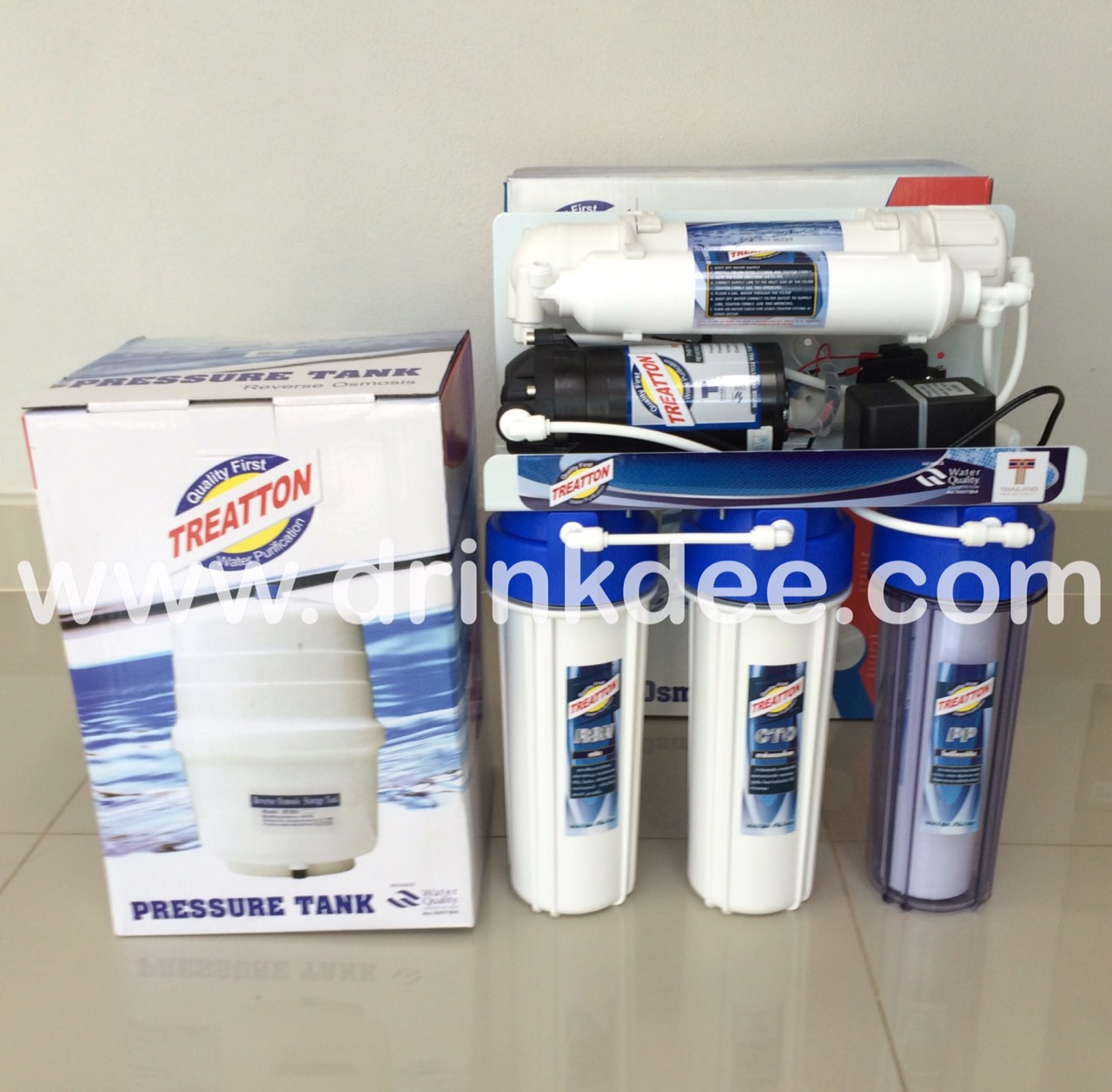 เครื่องกรองน้ำ RO 50 GPD TREATTON