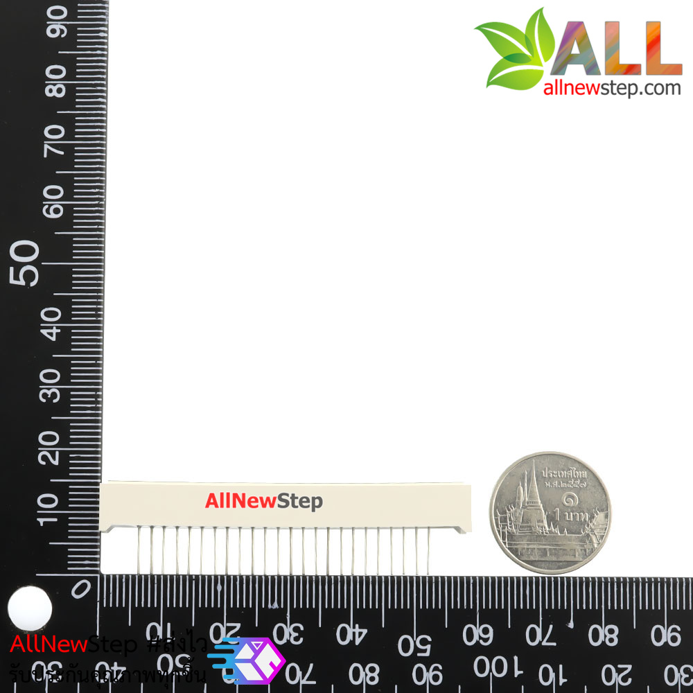 12 Segment LED Bar Graph สีแดง สีเหลือง สีเขียว