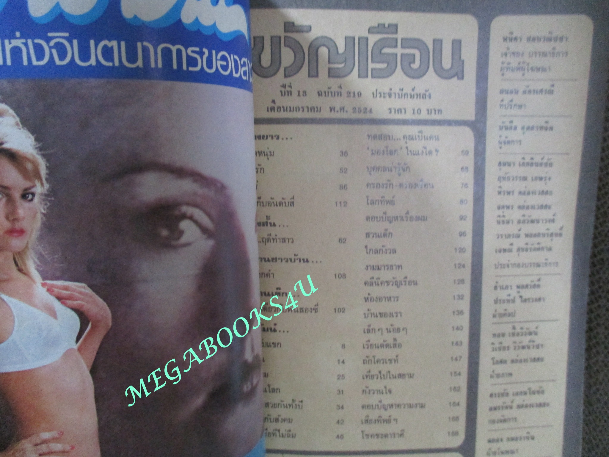 นิตยสารขวัญเรือน ฉบับที่219 ปี2524 ปก สุพัชรา พัฒนาพรรณ์