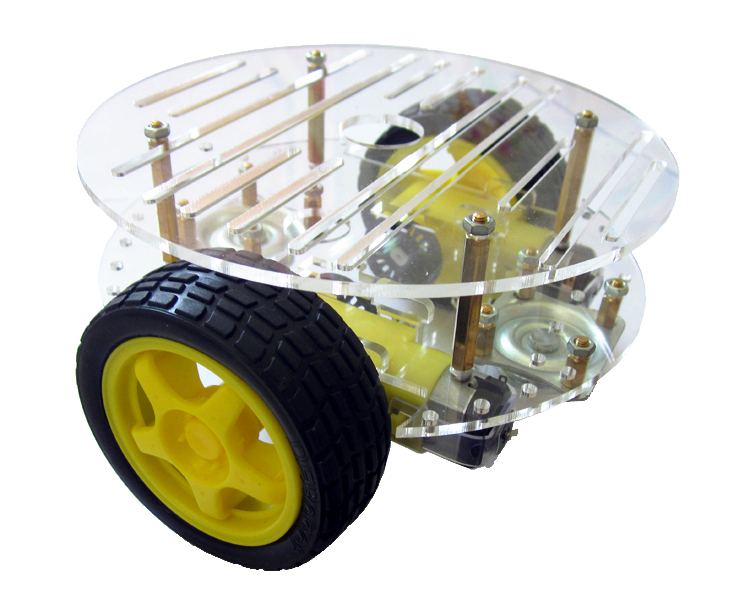 2WD Smart Car Chassis 2 ชั้น