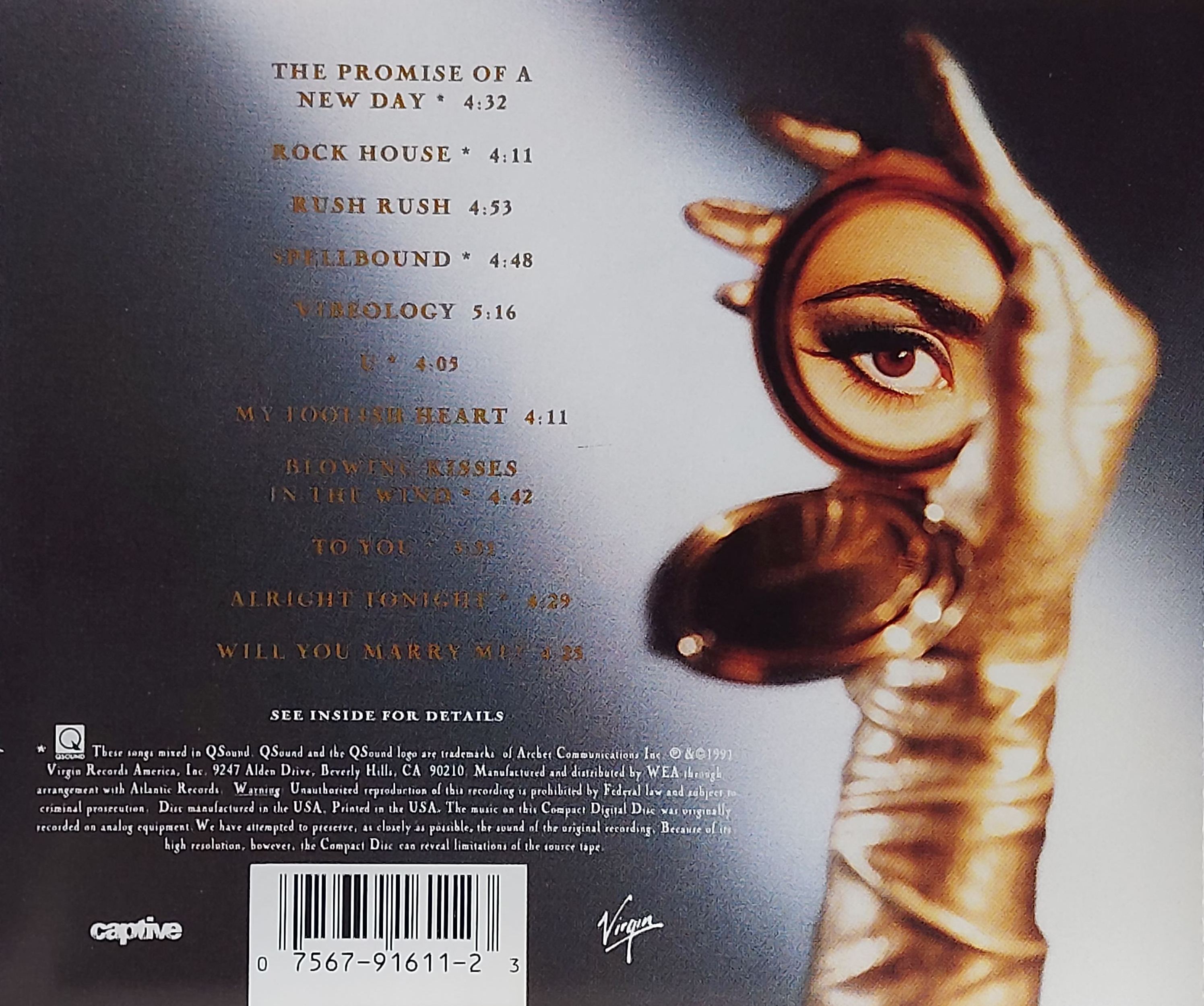 Used CD,Paula Abdul - Spellbound (A)(1991)(USA)