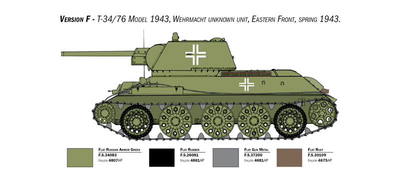1/35 T-34/76 Model 1943 Early Version Premium Edition