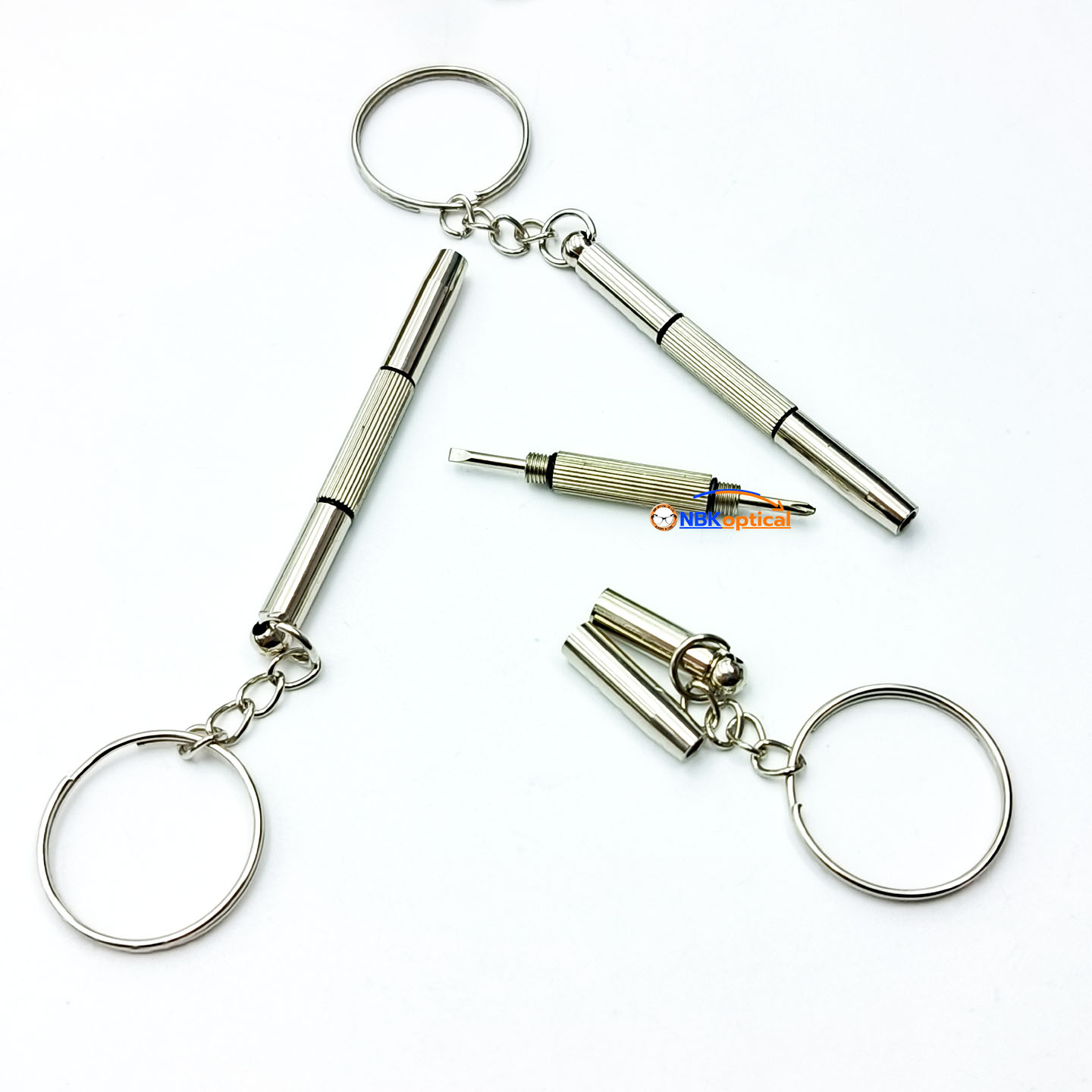 ชุดไขควงซ่อมแว่น พวงกุญแจ พกพา